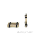 Conector de cabeçalho de pino de 2,0 mm fileira dupla reta